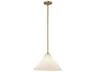 Alora Mood Serena 1-Light Aged Gold Pendant