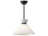 Alora Mood Halston 1-Light Matte Black Pendant