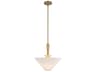 Alora Mood Bridgette 1-Light Brushed Gold Pendant