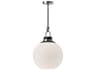 Alora Mood Copperfield 1-Light Chrome Globe Pendant