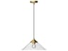 Alora Mood Mauer 1-Light Brushed Gold Pendant