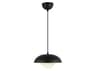 Alora Mood Rubio 1-Light Matte Black Globe Mini Pendant