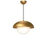 Alora Mood Rubio 1-Light Aged Gold Globe Pendant