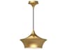 Alora Mood Emiko 1-Light Brushed Gold Geometric Pendant