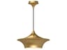 Alora Mood Emiko 1-Light Brushed Gold Geometric Pendant