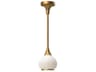 Alora Mood Hazel 1-Light Aged Gold Mini Pendant
