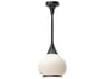 Alora Mood Hazel 1-Light Matte Black Mini Pendant