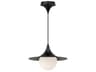 Alora Mood Fuji 1-Light Matte Black Pendant