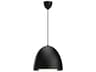 Alora Mood Kenji 1-Light Matte Black Dome Pendant
