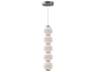 Alora Mood Bijou Brushed Nickel Geometric Mini Pendant