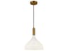 Alora Mood Belleview 1-Light Aged Gold Mini Pendant