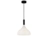Alora Mood Belleview 1-Light Matte Black Mini Pendant
