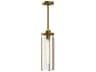Alora Mood Belmont 1-Light Aged Gold Cylinder Mini Pendant