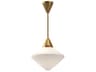 Alora Mood Nora 1-Light Aged Gold Pendant