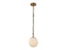 Alora Mood Cherise 1-Light Brushed Gold Mini Pendant