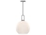 Alora Mood Soji 1-Light Brushed Nickel Globe Mini Pendant