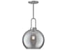 Alora Mood Soji 1-Light Brushed Nickel Globe Mini Pendant