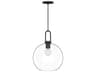 Alora Mood Soji 1-Light Matte Black Globe Mini Pendant