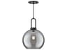 Alora Mood Soji 1-Light Matte Black Globe Mini Pendant