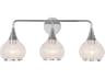 Alora Mood Hazel 3-Light Chrome Vanity Light