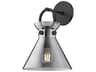 Alora Mood Emerson 1-Light Matte Black Wall Sconce