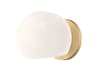 Alora Mood Willow 1-Light Brushed Gold Wall Sconce