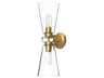 Alora Mood Salem 2-Light Brushed Gold Wall Sconce