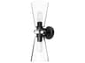 Alora Mood Salem 2-Light Matte Black Wall Sconce