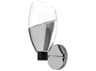 Alora Mood Capri 1-Light Chrome Wall Sconce