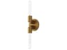 Alora Mood Claire 2-Light Aged Gold Vanity Light