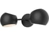 Alora Mood Willow 2-Light Matte Black Wall Sconce