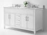 Ancerre Designs Aspen White 60" Vanity
