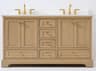 Ancerre Designs Audrey Oak 60" Vanity