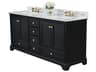 Ancerre Designs Audrey Black Onyx 66" Vanity