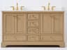 Ancerre Designs Audrey Oak 66" Vanity