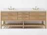 Ancerre Designs Elizabeth Oak 84" Vanity