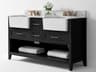 Ancerre Designs Hayley Black Onyx 60" Vanity