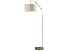 Adesso Max Antique Brass Floor Lamp