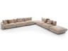 Arflex Marenco Beige Upholstered Sectional Sofa