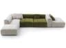 Arflex Strips Upholstered Sectional Sofa