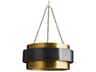 Arteriors Home Nolan 4-Light Vintage Brass Antique Drum Pendant