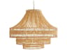 Arteriors Home Tulane 8-Light White Brown Tiered Chandelier