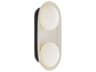 Arteriors Home Glaze 2-Light Blackened Steel Wall Sconce
