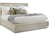 A.R.T. Furniture Cotiere Linen Beige Oak Wood Queen Panel Bed