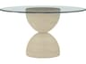 A.R.T. Furniture Cotiere Round Glass Linen Dining Table