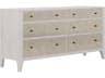 A.R.T. Furniture Mezzanine 6-Drawers Poplar Wood Double Dresser