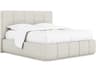 A.R.T. Furniture Ashlar Bisque White Parrawood Upholstered Queen Panel Bed