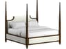 A.R.T. Furniture Eave Brown Parrawood Wood Queen Four Poster Bed