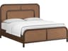 A.R.T. Furniture Verge Brown Handcrated Walnut Poplar Wood King Panel Bed