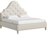 A.R.T. Furniture Haven Warm White Beige Hardwood Upholstered King Panel Bed